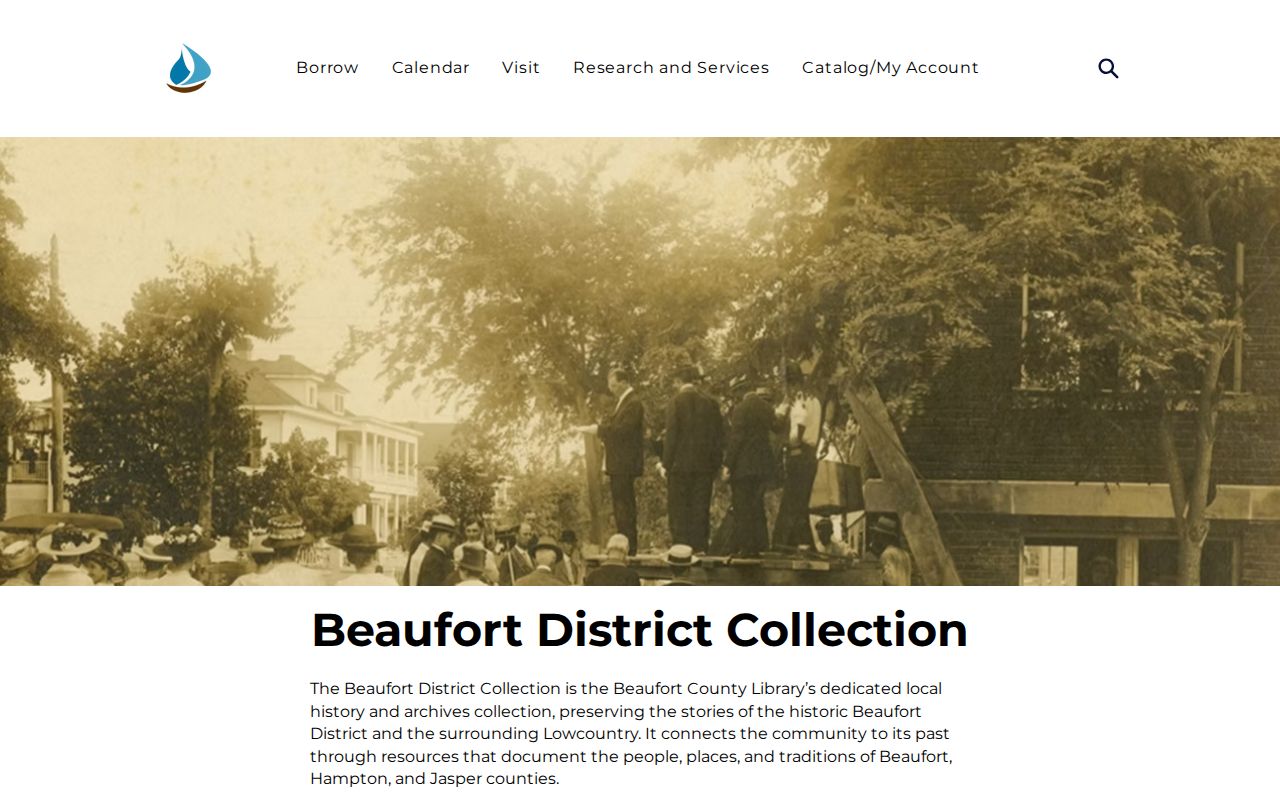 Beaufort County city directory research at the Beaufort District Collection
